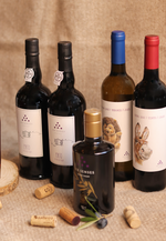 Red wine, white wine and organic olive oil from the Six Senses brand